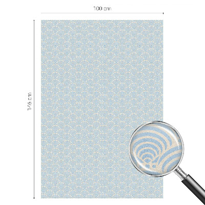 Samolepicí protisluneční fólie na okna Japonské vlny