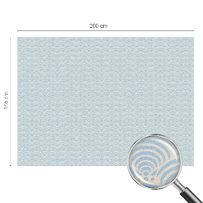 Samolepicí protisluneční fólie na okna Japonské vlny