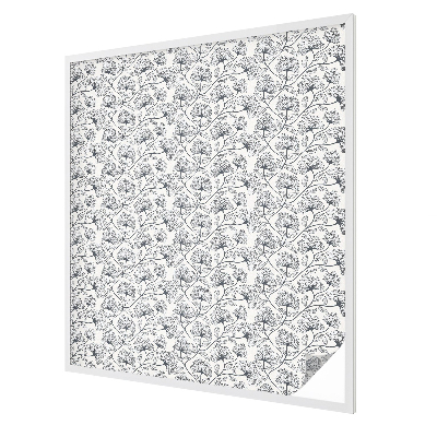 Zatmavovací fólie na okna Botanický motiv