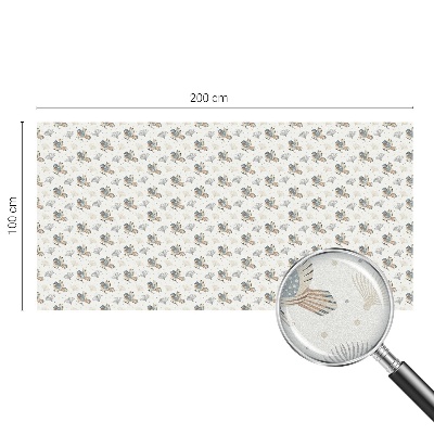 Samolepicí fólie na okna vitráž Vzor ptáků