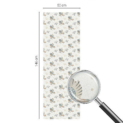 Samolepicí fólie na okna vitráž Vzor ptáků