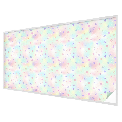 Dekorativní mléčná fólie na sklo Duhové vzory