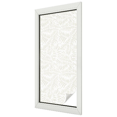 Samolepicí fólie na okna vitráž Listnatá elegance