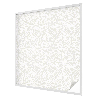 Samolepicí fólie na okna vitráž Listnatá elegance