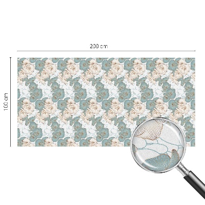 Samolepicí protisluneční fólie na okna Křehké květiny