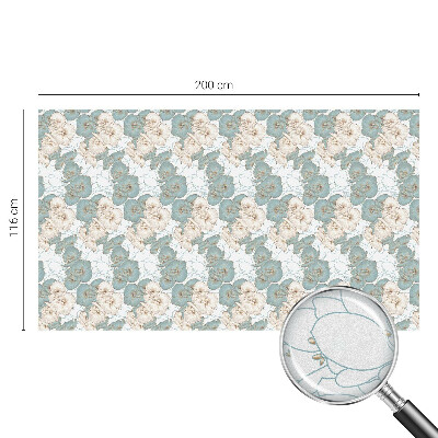 Samolepicí protisluneční fólie na okna Křehké květiny