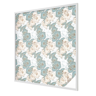 Samolepicí protisluneční fólie na okna Křehké květiny