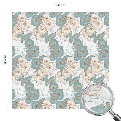 Samolepicí protisluneční fólie na okna Křehké květiny