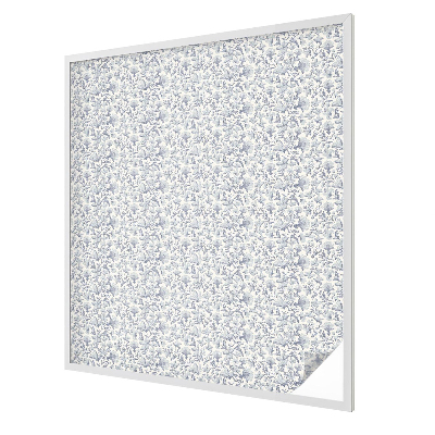 Samolepicí protisluneční fólie na okna Květinový vzor