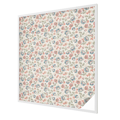 Samolepicí protisluneční fólie na okna Květinový vzor