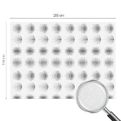 Zatmavovací fólie na okna Tečkované kruhy