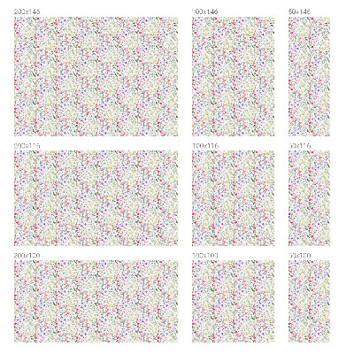 Dekorativní mléčná fólie na sklo Květnatá louka