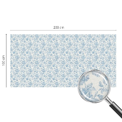 Zatmavovací fólie na okna Květinový vzor