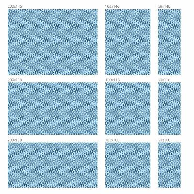 Samolepicí fólie na okna vitráž Modré vlny