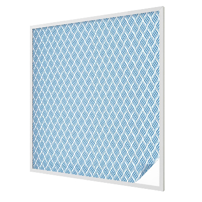 Samolepicí fólie na okna vitráž Modré vlny