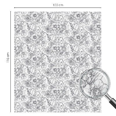 Zatmavovací fólie na okna Floristická elegance