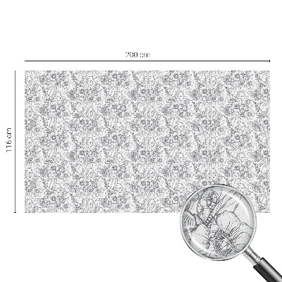 Zatmavovací fólie na okna Floristická elegance