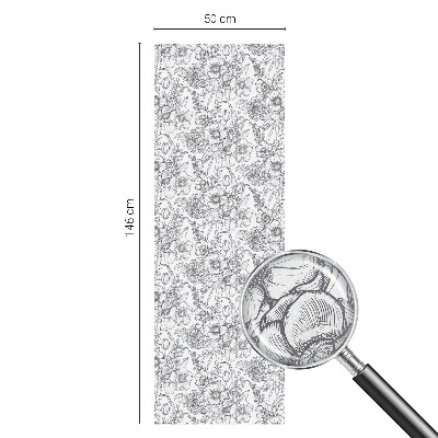 Zatmavovací fólie na okna Floristická elegance