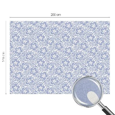 Samolepicí protisluneční fólie na okna Květy ibišku