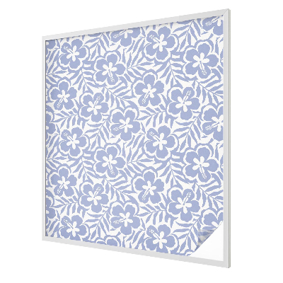 Samolepicí protisluneční fólie na okna Květy ibišku