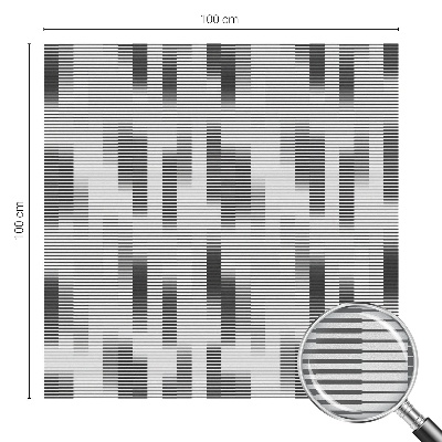 Dekorativní mléčná fólie na sklo Grafická mřížka