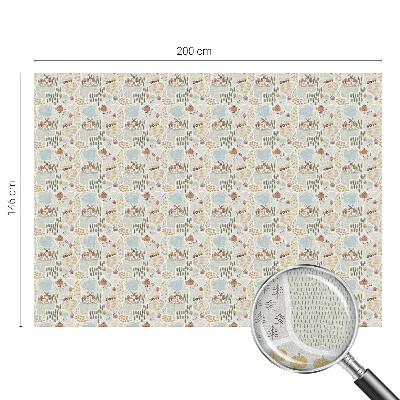 Samolepicí fólie na okna vitráž Idylická vesnice