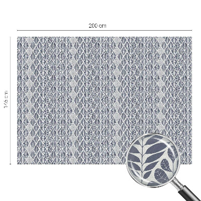 Dekorativní mléčná fólie na sklo Vzorované listy