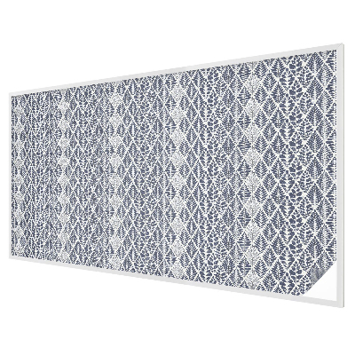 Dekorativní mléčná fólie na sklo Vzorované listy