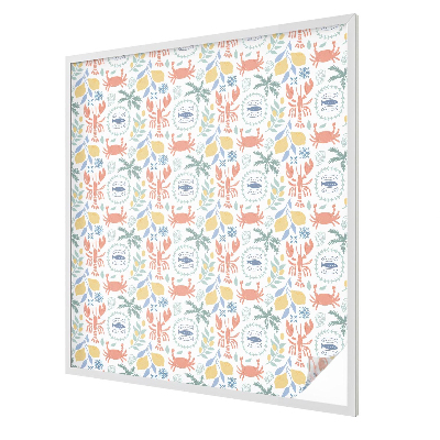 Samolepicí fólie na okna vitráž Námořní motivy