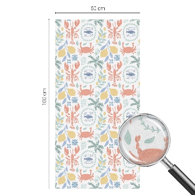 Samolepicí fólie na okna vitráž Námořní motivy