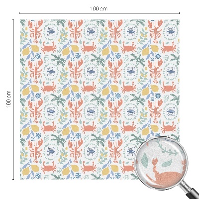 Samolepicí fólie na okna vitráž Námořní motivy