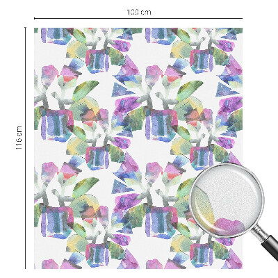 Samolepicí fólie na okna vitráž Barevná abstrakce