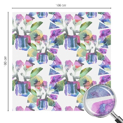 Samolepicí fólie na okna vitráž Barevná abstrakce