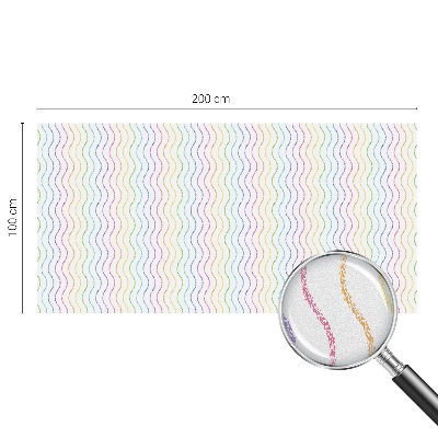 Zatmavovací fólie na okna Duhové čáry