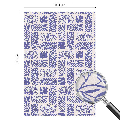 Samolepicí protisluneční fólie na okna Rostlinné vzory