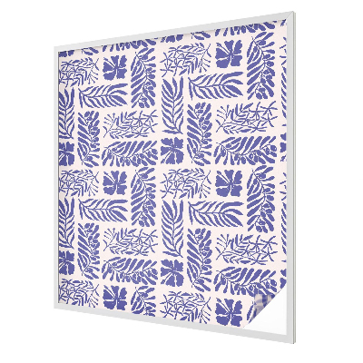 Samolepicí protisluneční fólie na okna Rostlinné vzory