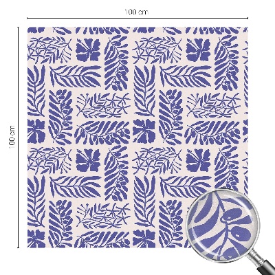 Samolepicí protisluneční fólie na okna Rostlinné vzory