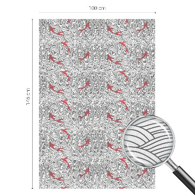 Samolepicí fólie na okna vitráž Vlnitý vzor