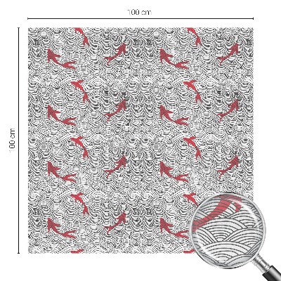 Samolepicí fólie na okna vitráž Vlnitý vzor