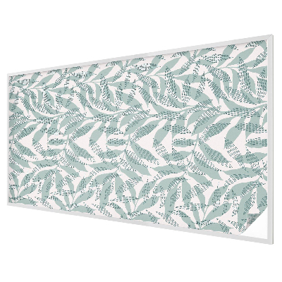 Samolepicí fólie na okna vitráž Zelené listy