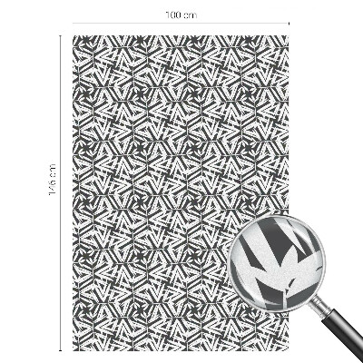 Zatmavovací fólie na okna Geometrické listy