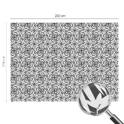 Zatmavovací fólie na okna Geometrické listy