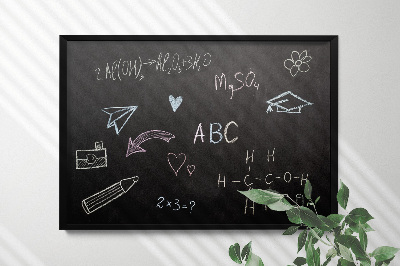 Křídová tabule na zeď spektakulární 100x70