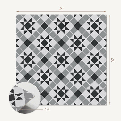 Samolepiace pvc obklady Motiv hvězdy v geometrické podobě