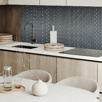 Samolepiace pvc obklady Geometrie kružnic a čar v designu