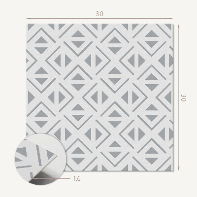 Samolepiace pvc obklady Geometrický vzor ve čtvercích
