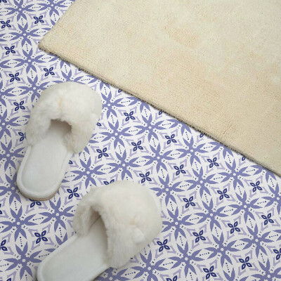 Samolepiace pvc obklady Geometrické motivy s flórou