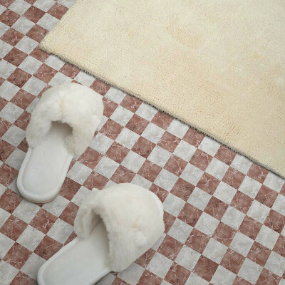 Samolepiace pvc obklady Elegantní šachovnice v mramorovém provedení