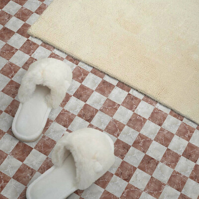 Samolepiace pvc obklady Elegantní šachovnice v mramorovém provedení