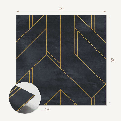 Samolepiace pvc obklady Geometrické tvary a linie